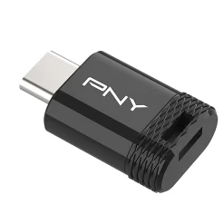 PNY Elite-X Fit Type-C USB 3.2 Flash Drive, 64GB, Black