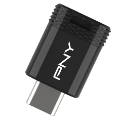 PNY Elite-X Fit Type-C USB 3.2 Flash Drive, 64GB, Black