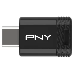 PNY Elite-X Fit Type-C USB 3.2 Flash Drive, 128GB, Black