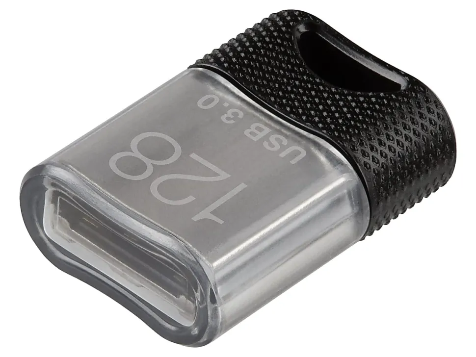 PNY Elite-X Fit USB 3.1 Flash Drive, 128GB, Black/Gray