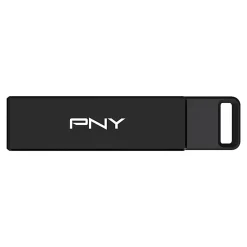 PNY Elite-X Type-C USB-C 3.2 Gen 1 Flash Drive, 64GB, Black
