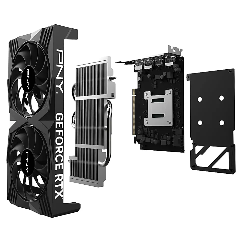 PNY GeForce RTX™ 4060 8GB GDDR6 PCI Express VERTO Dual-Fan Graphics Card DLSS 3