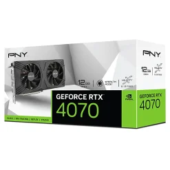PNY GeForce RTX™ 4070 12GB GDDR6X PCI Express VERTO Dual-Fan Graphics Card DLSS 3