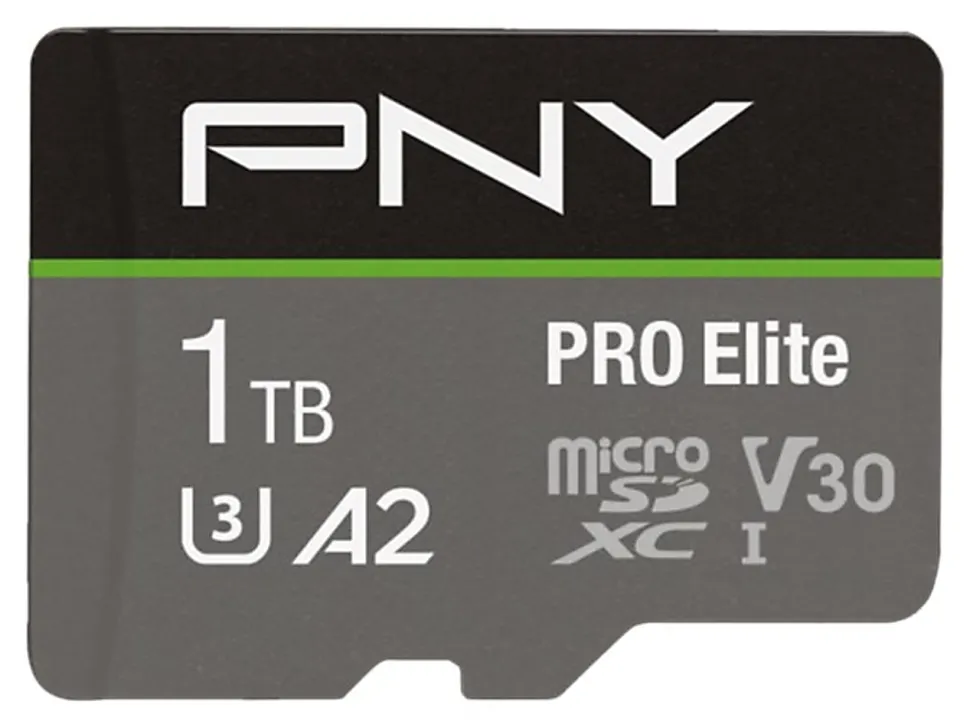 PNY PRO Elite Class 10 U3 V30 microSDXC Flash Memory Card, 1TB