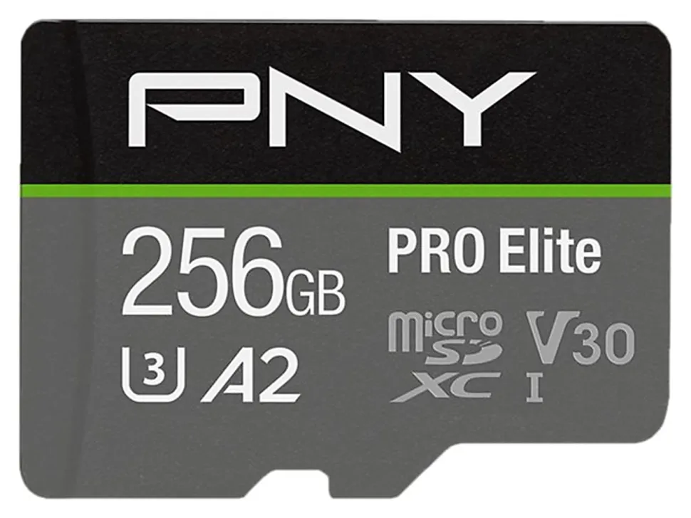 PNY PRO Elite Class 10 U3 V30 microSDXC Flash Memory Card, 256GB