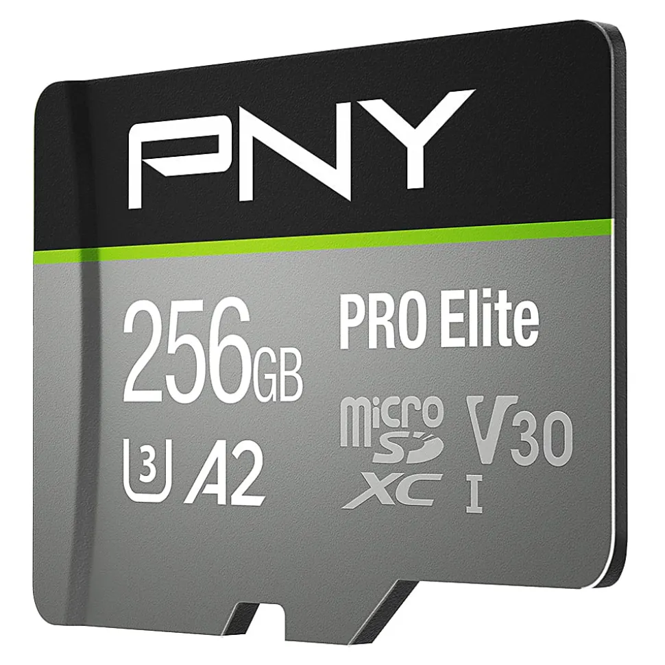 PNY PRO Elite Class 10 U3 V30 microSDXC Flash Memory Card, 256GB