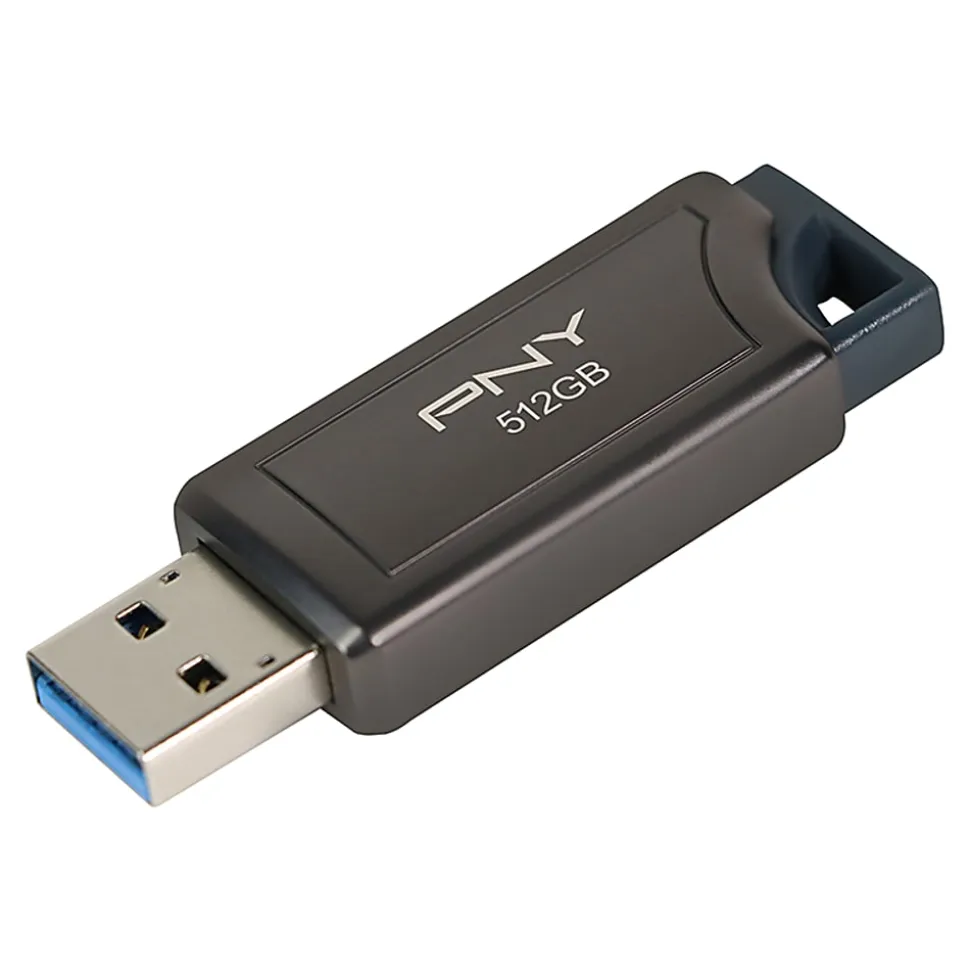 PNY PRO Elite V2 USB 3.2 Gen 2 Flash Drive, 512GB, Black
