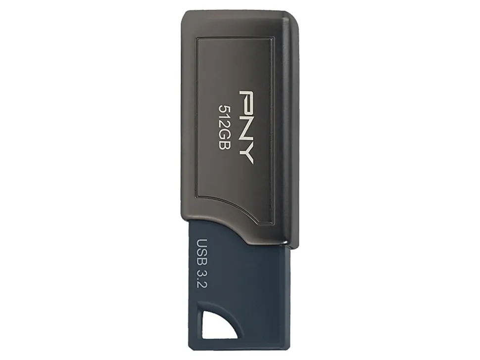 PNY PRO Elite V2 USB 3.2 Gen 2 Flash Drive, 512GB, Black