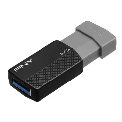 PNY USB 3.0 Flash Drive, 64GB, Assorted Colors