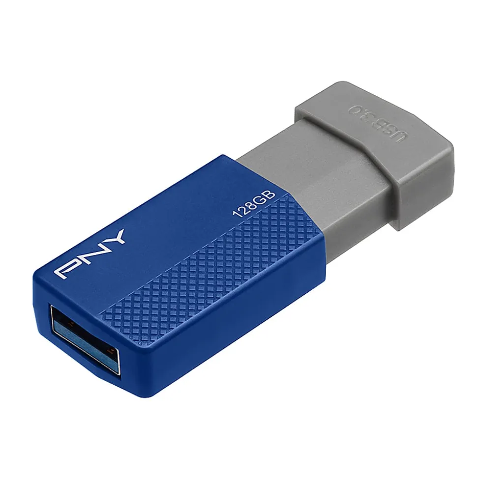 PNY USB 3.0 Flash Drive, 128GB, Assorted Colors