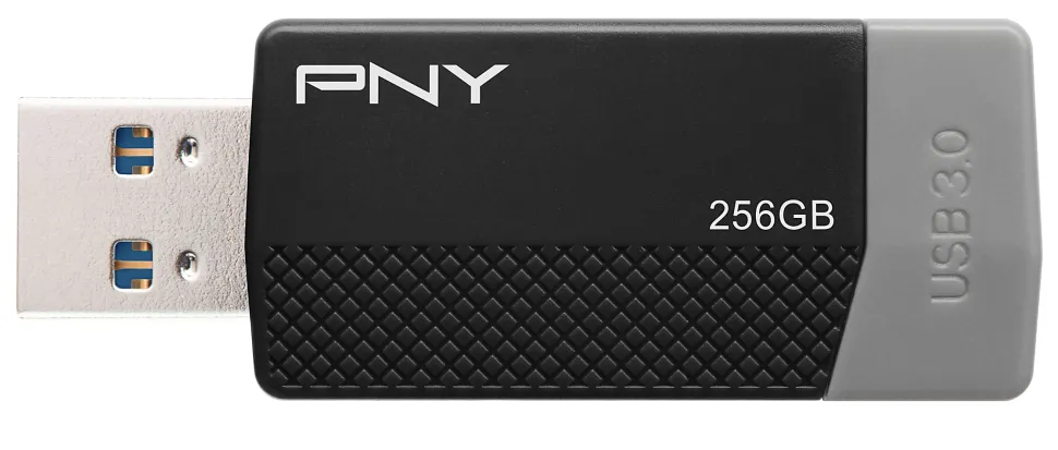 PNY USB 3.0 Flash Drive, 256GB, Black