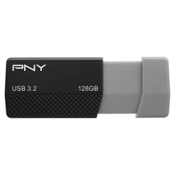PNY USB 3.2 Flash Drive, 128GB, Black