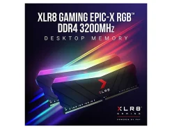 PNY XLR8 Gaming EPIC-X RGB 32GB DDR4 3200MHz Desktop Memory Kit, MD32GK2D4320016XRG