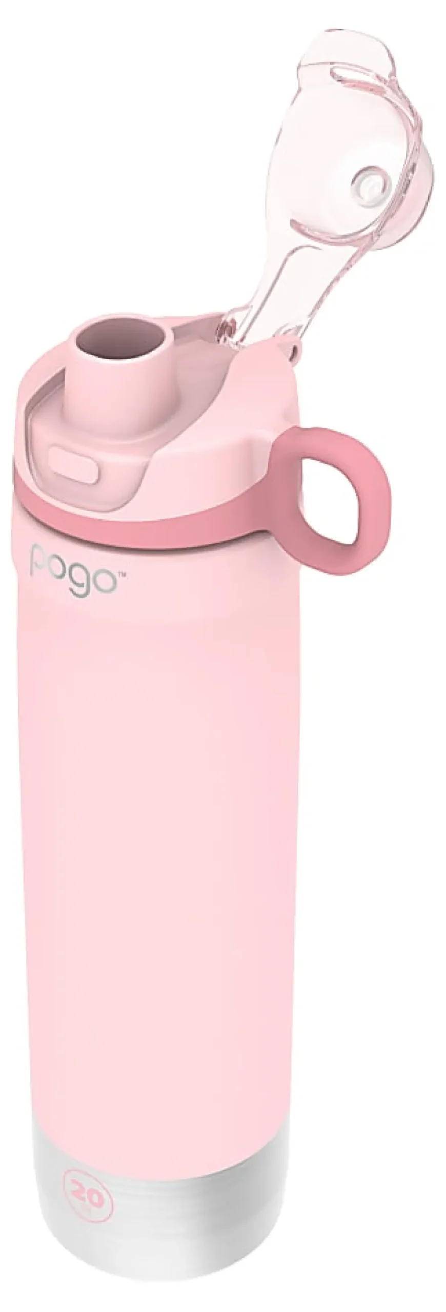 Pogo Insulated Stainless Steel Water Bottle, 20 Oz, Pink