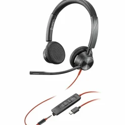 Poly Blackwire 3325 Headset - Microsoft Teams Certification - Stereo - USB Type C, Mini-phone (3.5mm) - 8X222AA