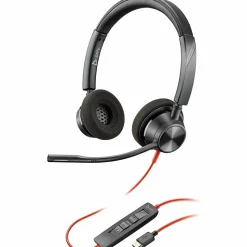 Poly Blackwire 3320 Stereo USB-C Headset +USB-C/A Adapter - Stereo - USB Type C, Mini-phone (3.5mm) - 8X219AA