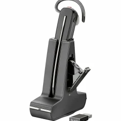 Poly Savi 8245-M Microsoft Teams Certified DECT 1920-1930 MHz USB-A Headset +D200 TAA, 77T36AAABA