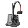 Poly Savi 8200 Series W8210-M - Microsoft - headset - on-ear - DECT 6.0/Bluetooth - wireless - active noise canceling - Certified  - 7S447AAABA