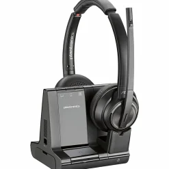 Poly Savi 8220 UC DECT USB-A Headset - Stereo - True Wireless - Bluetooth/DECT - 450 ft - 20 Hz to 20 kHz - 77T33AAABA