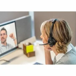 Poly Savi 8220 UC Microsoft Teams Certified DECT 1920-1930 MHz USB-A Headset - Stereo - Wireless - Bluetooth/DECT - 77Y82AAABA