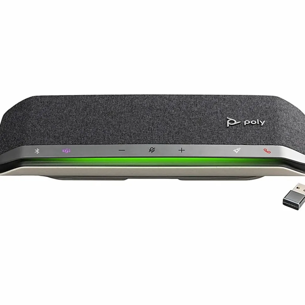 Poly Sync 40 USB A USB C Speakerphone Wired/Wireless Bluetooth 3 Microphone(s) 50 mm Speaker(s) Silver