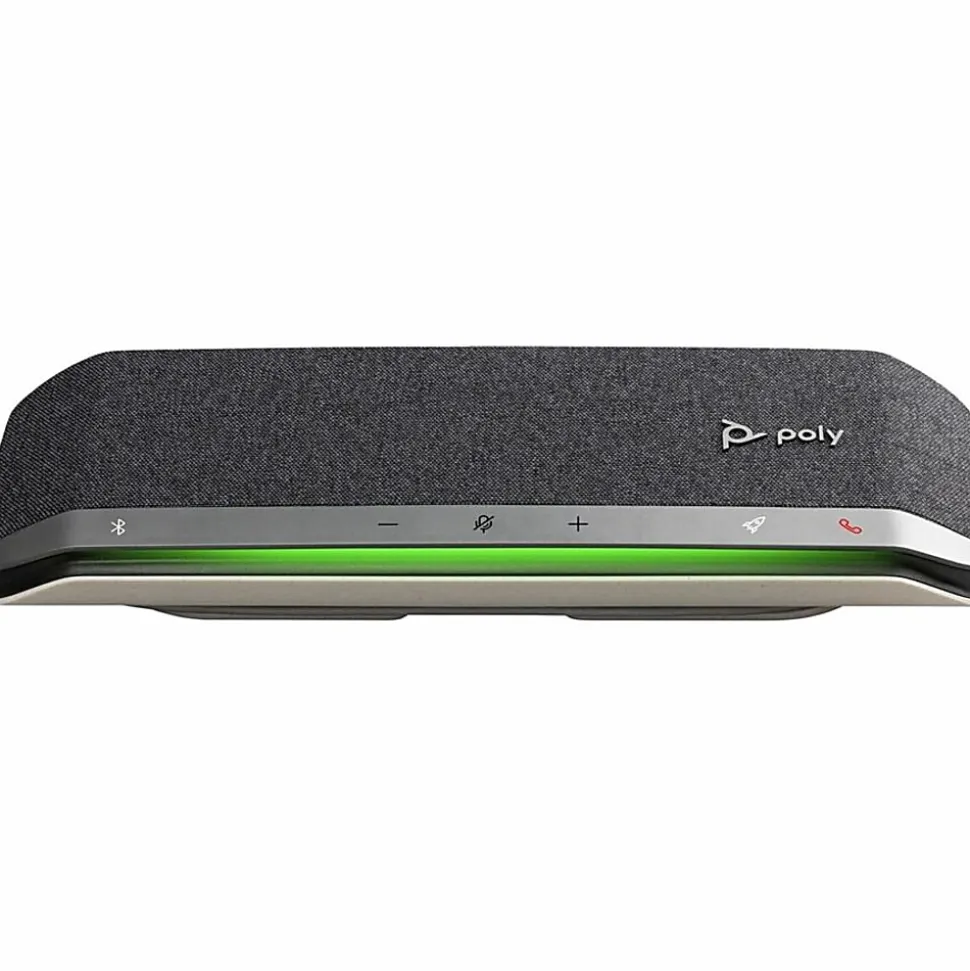 Poly Sync 40 USB A USB C Speakerphone Wired/Wireless Bluetooth 3 Microphone(s) 50 mm Speaker(s) Silver