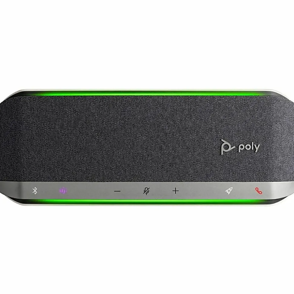 Poly Sync 40 USB A USB C Speakerphone Wired/Wireless Bluetooth 3 Microphone(s) 50 mm Speaker(s) Silver
