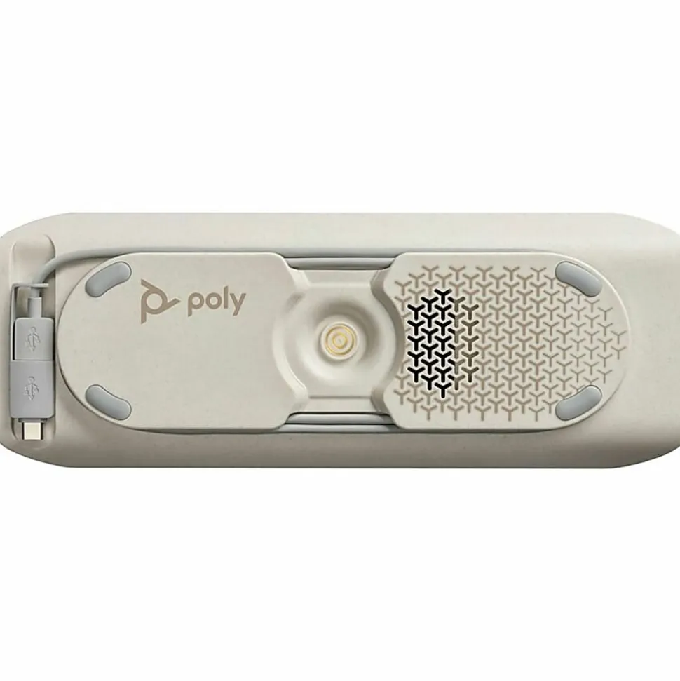 Poly Sync 40 USB A USB C Speakerphone Wired/Wireless Bluetooth 3 Microphone(s) 50 mm Speaker(s) Silver