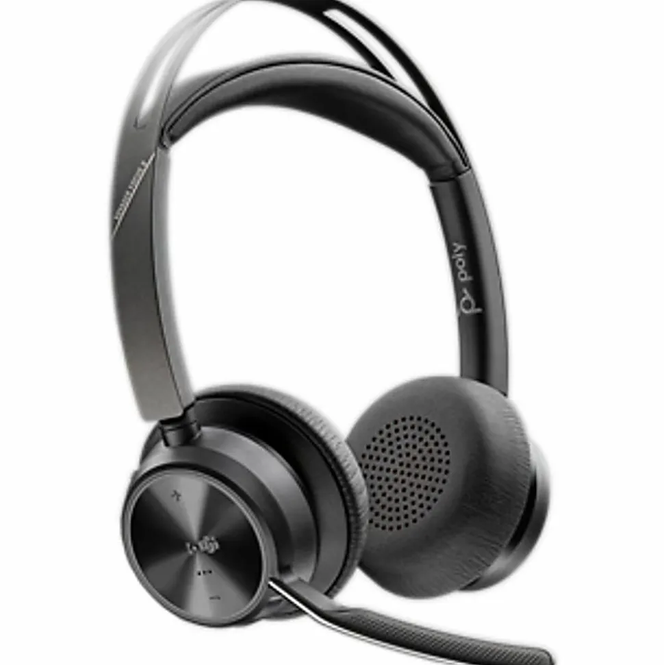 Poly Voyager Focus 2 Headset - Microsoft Teams Certification - Google Assistant, Siri - Stereo - USB Type C - 9T9J6AAAC3
