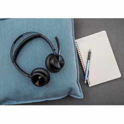 Poly Voyager Focus 2, Headset, on-ear, Bluetooth, wireless, active noise canceling, USB-C via Bluetooth adapter, black, Zoom Certified, 9T9J3AAAC3