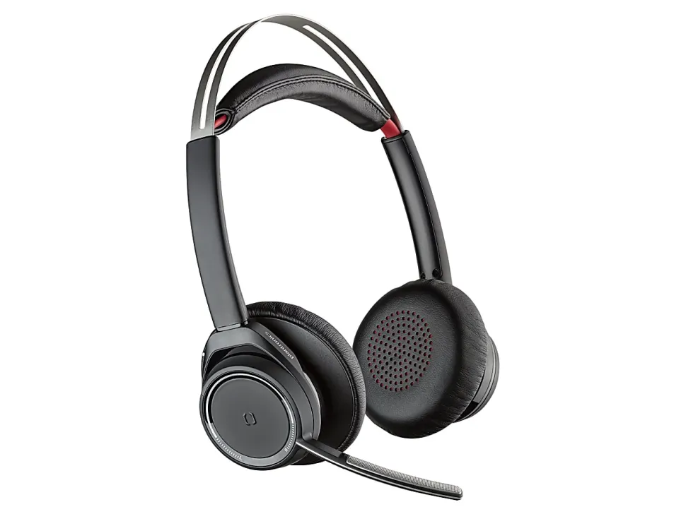 Poly Voyager Focus UC B825 - No charging stand - headset - on-ear - Bluetooth - wireless - active noise canceling