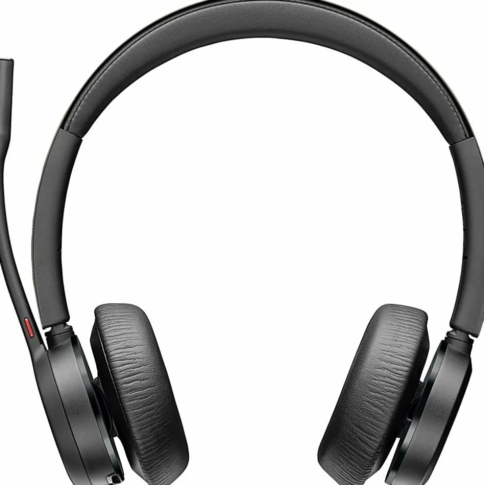 Poly Voyager 4320 Microsoft Teams Certified Headset + BT700 Dongle + Charging Stand - Microsoft Teams Certification - 77Z00AA