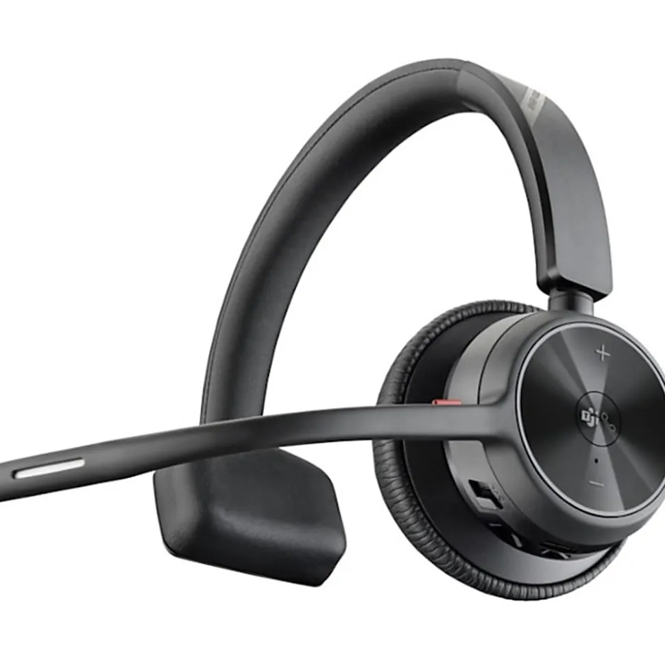 Poly Voyager 4310-M Microsoft Teams Certified Headset With Charge Stand - Stereo, Mono - Wired/Wireless - 77Y93AA