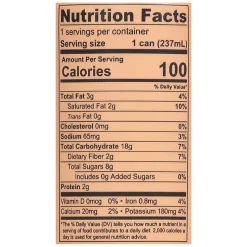 Pop & Bottle Oat Milk Lattes, Mocha, 8 Oz, Total Qty 12