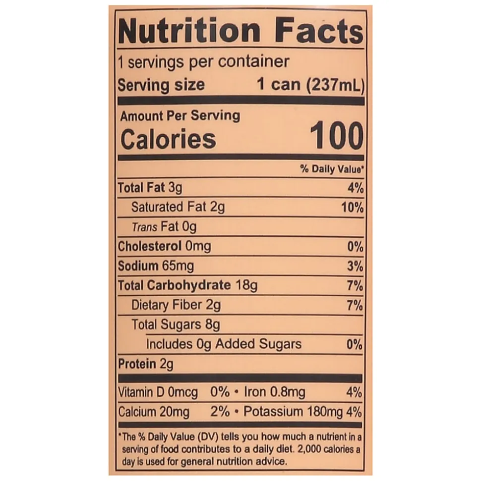 Pop & Bottle Oat Milk Lattes, Mocha, 8 Oz, Total Qty 12
