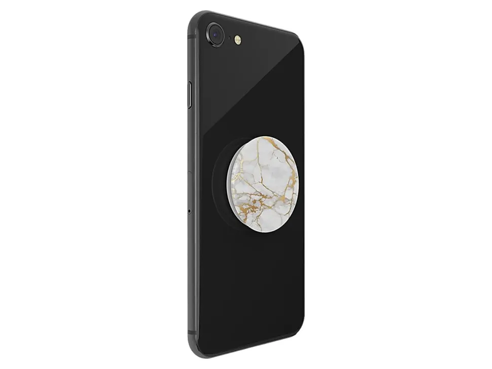 PopSocket PopGrip Smartphone Mirror, Gold Marble