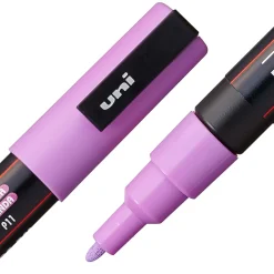 POSCA PC 3M Water Based Paint Markers, Reversible Fine Tip (0.9 1.3mm), Soft Colors, 8ct