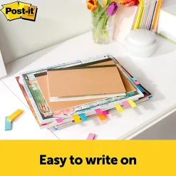 Post-it® Combo Pack, 1 Pad 3"x4", 3 Pads 1"x3", 50 Notes/Pad, 0.5" x 2", Pack Of 9 Pads