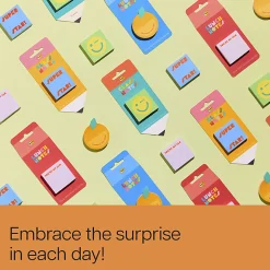 Post-it® Cute Sticky Notes, 1.9 x 1.9 in, 1 Pad, 100 Sheets/Pad, Green & Yellow Notes with Smiley Face and Nice Header, Back to School Supplies