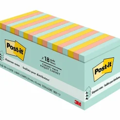 Post-it® Dispenser Notes, 1800 Total Notes, Pack Of 18 Pads, 3