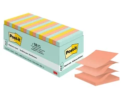 Post-it® Dispenser Notes, 1800 Total Notes, Pack Of 18 Pads, 3