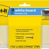 Post-it® Dry Erase Accessory Tray, 8-5/8” x 3-1/8" x 2-15/16", 1 Accessory Tray, 4 Adhesive Strips, Clear