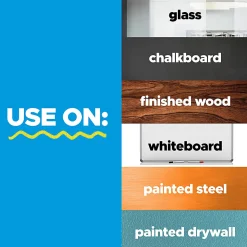 Post-it® Easy Erase Permanent Marker Whiteboard Sheets, 2 Pack, 9.1 in x 9.1 in, Wipes Away with Water