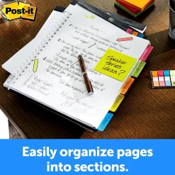 Post-it® Filing Tabs, 2 in. x 1.5 in., Pack of 24 Tabs