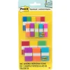 Post-it® Flag Multipack, 1/2" And 1", Assorted Colors, Pack Of 320