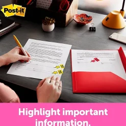 Post-it® Flags in Desk Grip Dispenser, 1