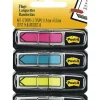 Post-it® Flags, 1 in. x 1.7 in., 12 Dispensers, 50 Flags/Dispenser, Yellow, Printed "Sign Here", School Supplies for Students, Flags for Textbooks
