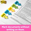 Post-it® Flags, 1 in. x 1.7 in., 1 Dispenser, 200 Flags/Dispenser, Yellow, Printed "Sign Here", Desk Grip Dispenser, School Supplies for Students