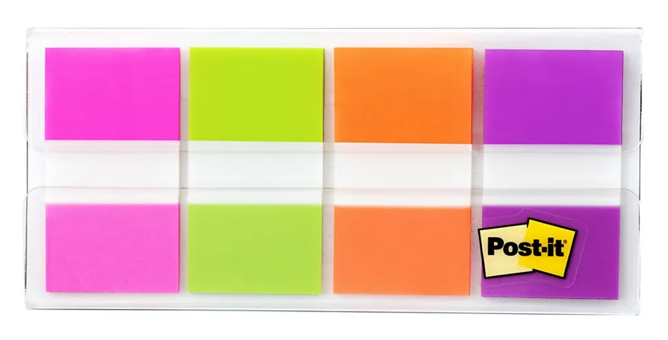 Post-it® Flags, .94 in. x 1.7 in., 8 Dispensers, 20 Flags/Dispenser, Assorted Colors, Back to School Supplies for Students, Flags for Textbooks