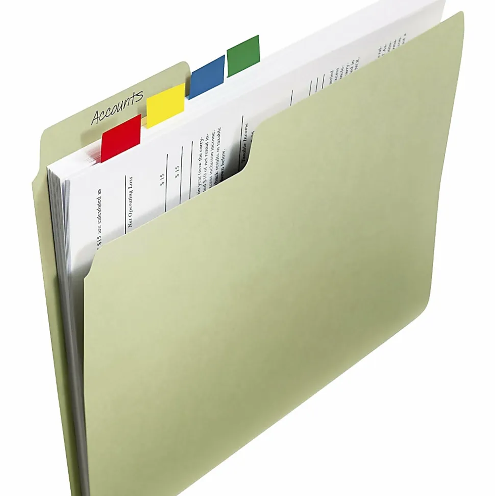 Post-it® Flags, 1" x 1 -11/16", Purple, 50 Flags Per Pad, Pack Of 2 Pads